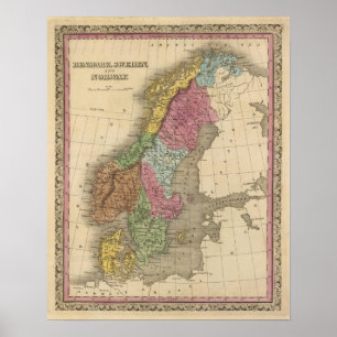 Danmark, Sverige, Norge Poster