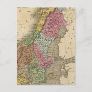 Danmark, Sverige, Norge Vykort