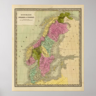 Danmark, sverige och norge poster
