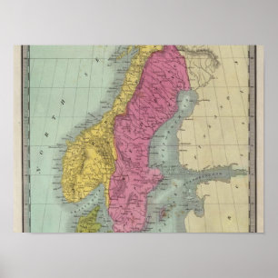 Danmark sverige och norge poster