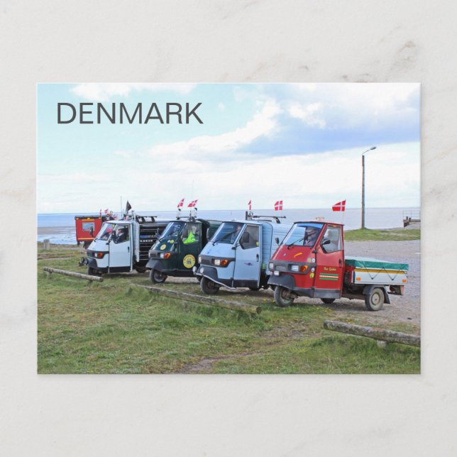 Danmark Tuk-Tuk vykort! Vykort (Framsida)