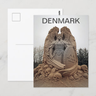 Danmark Valkyria vykort! Vykort