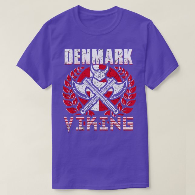 Danmark Viking 1 T Shirt (Design framsida)