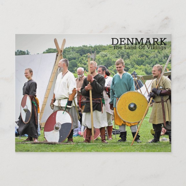 Danmark, Vikingaland Postkort! Vykort (Framsida)