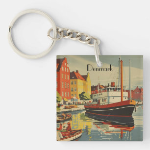 Danmark Vintage resor Poster anpassade