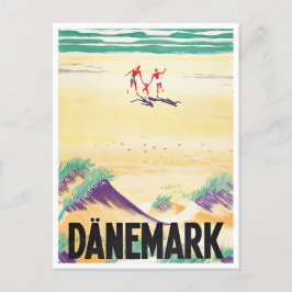 Danmark vintage resor vykort