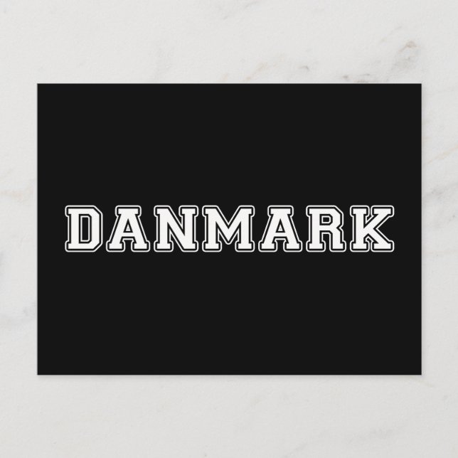 Danmark Vykort (Framsida)