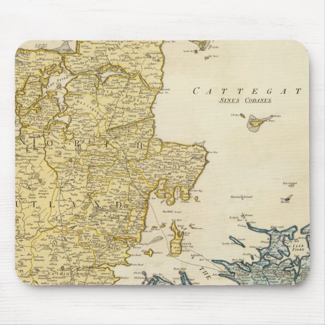 Danmarks Atlas Karta Musmatta (Framsidan)