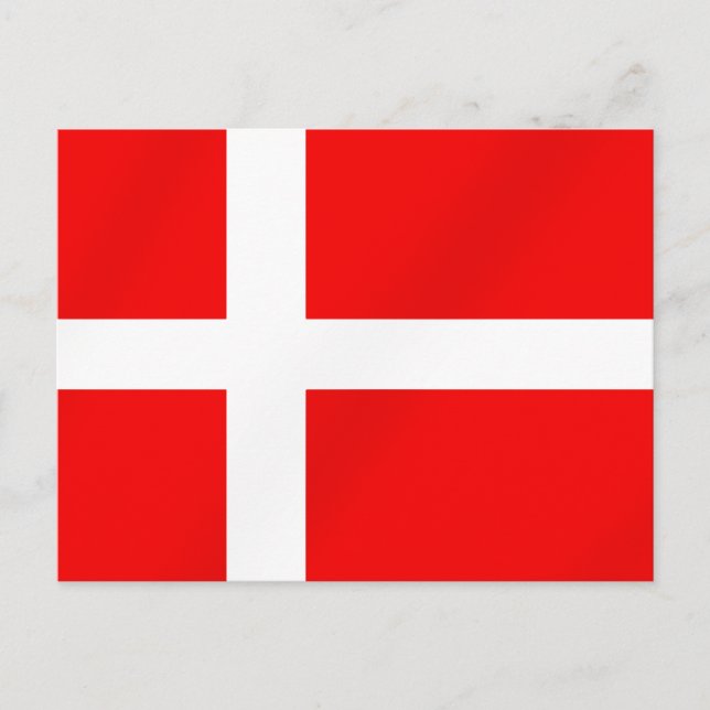 Danmarks danska flagga för Danes Vykort (Framsida)