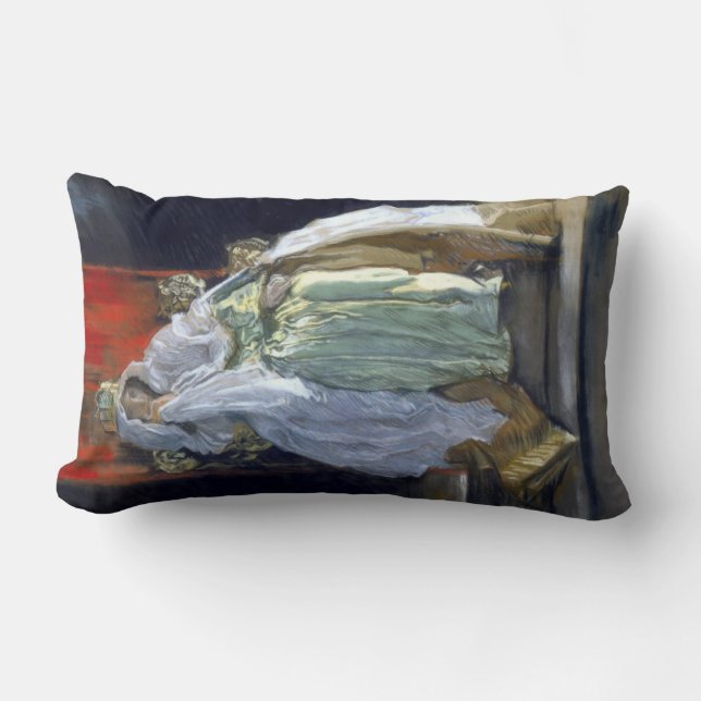 Danmarks drottning (av Edwin Austin Abbey) Lumbarkudde (Framsida)