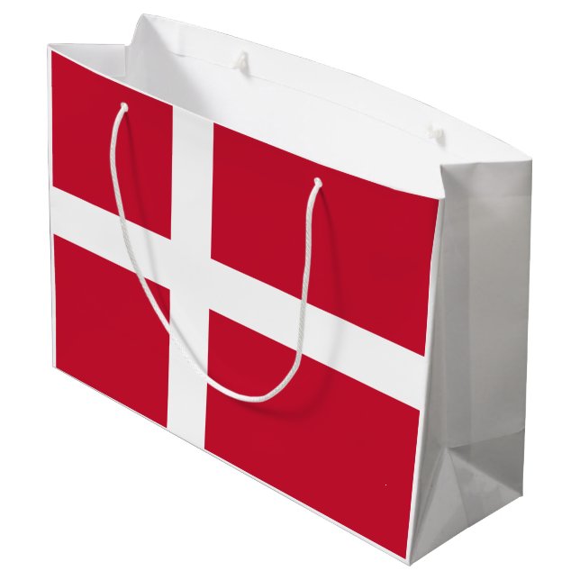 Danmarks flagga (Baksidan Vinklad)