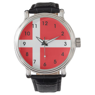 Danmarks flagga armbandsur