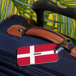 Danmarks flagga bagagebricka
