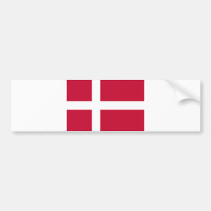 Danmarks Flagga Bildekal
