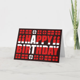 Danmarks Flagga Birthday Card Kort