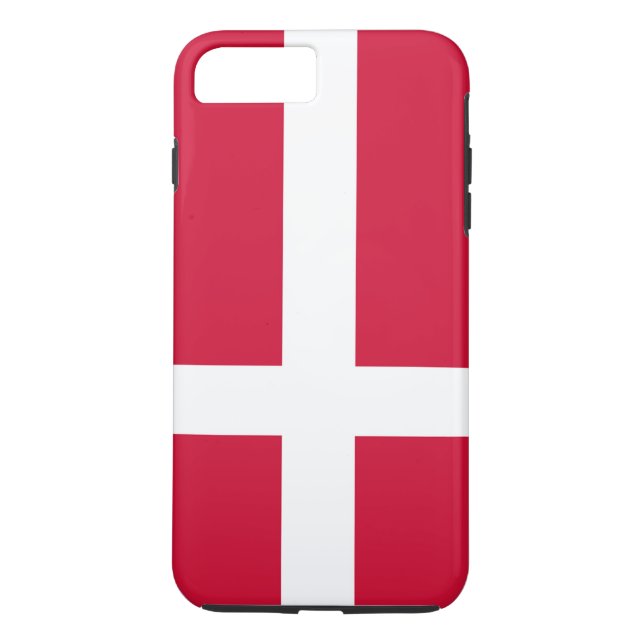Danmarks flagga Case-Mate iPhone skal (Baksida)