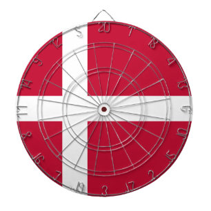 Danmarks flagga darttavla