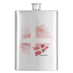Danmarks flagga fickplunta
