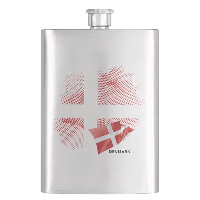Danmarks flagga fickplunta (Framsidan)
