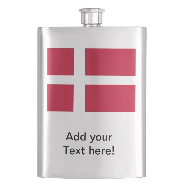 Danmarks flagga fickplunta (Framsidan)