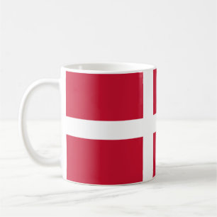 Danmarks flagga kaffemugg