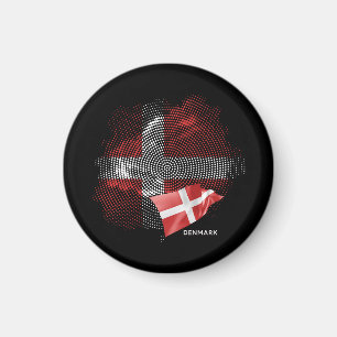 Danmarks flagga magnet