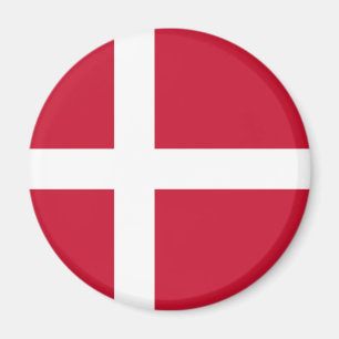 Danmarks flagga magnet