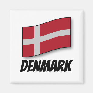 Danmarks flagga magnet