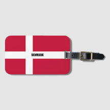 Danmarks flagga, märkt.