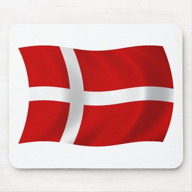 Danmarks Flagga Musmattor (Framsidan)