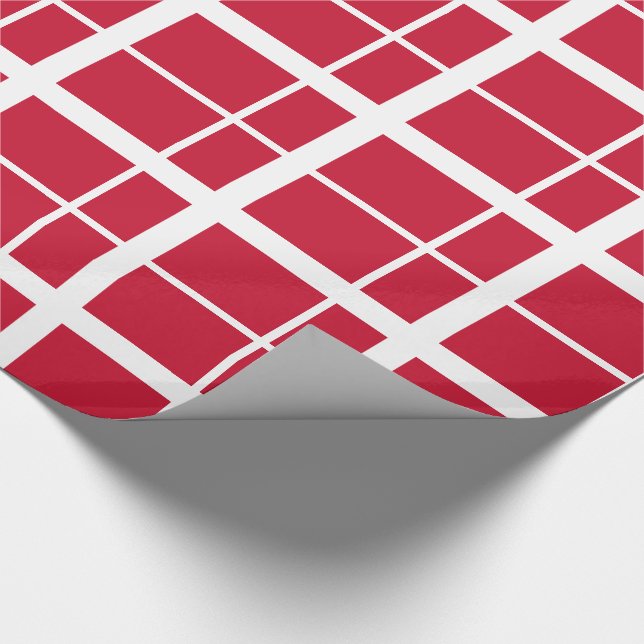 Danmarks flagga presentpapper (Hörn)