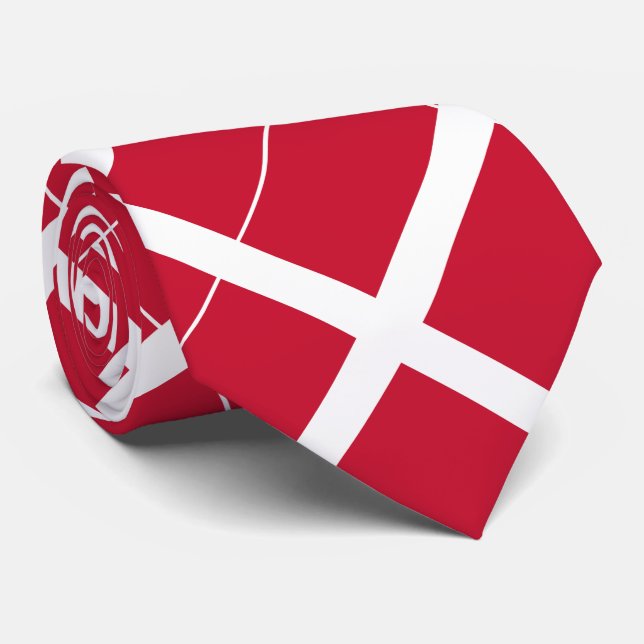 Danmarks flagga slips (Rullad)