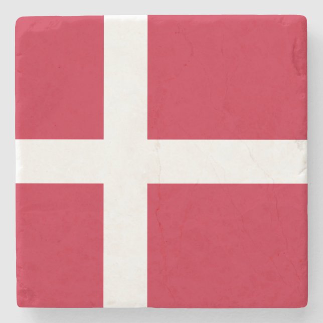Danmarks flagga stenunderlägg (Framsidan)
