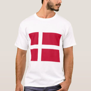 Danmarks flagga t shirt