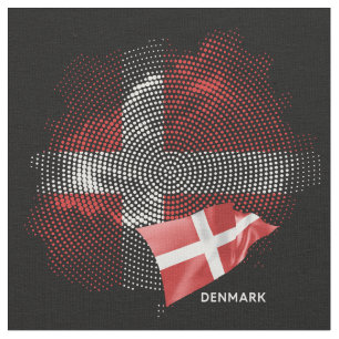 Danmarks flagga tyg