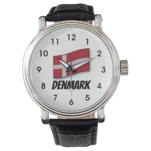 Danmarks flagga, viftning armbandsur