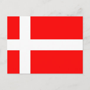 Danmarks flagga vykort