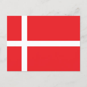 Danmarks flagga vykort