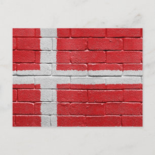 Danmarks flagga vykort