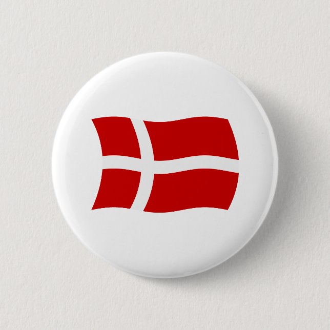 Danmarks flaggknapp knapp (Framsida)