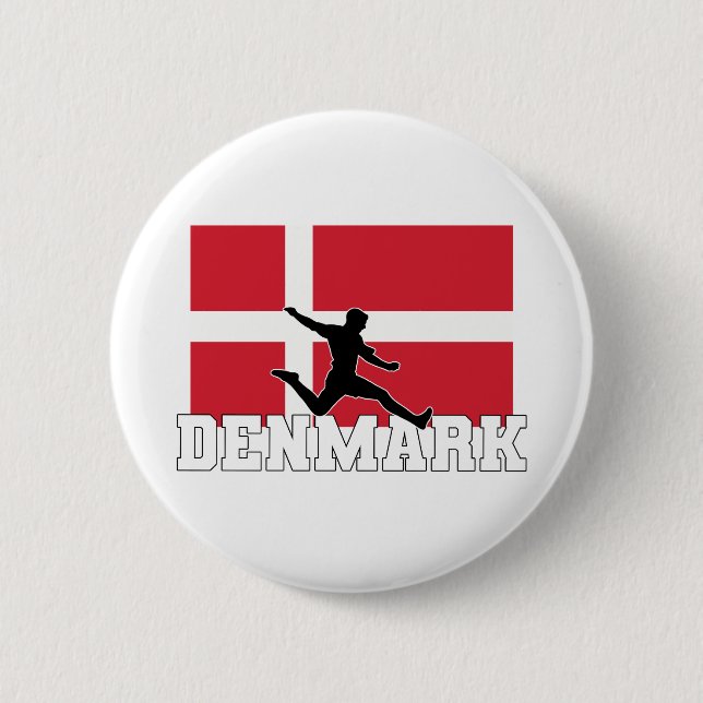 Danmarks fotbollslag knapp (Framsida)