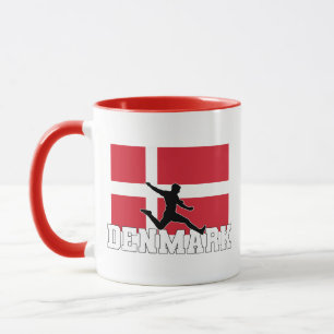 Danmarks fotbollslag mugg
