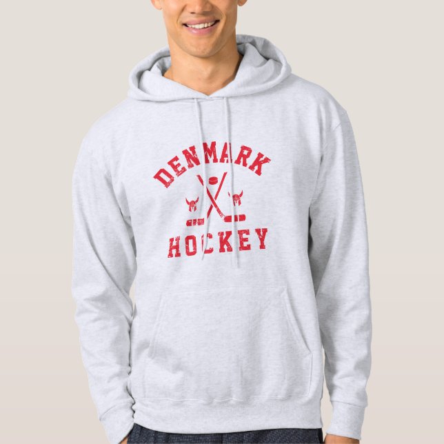 Danmarks ishockey hoodie (Framsida)