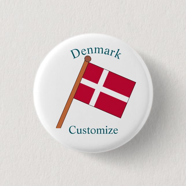 Danmarks landsflagga Thunder_Cove Knapp (Framsida)