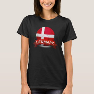 Danmarks nationella lag World Football Socci Champ T Shirt