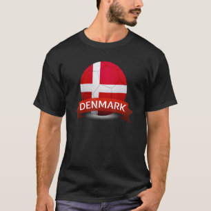 Danmarks nationella lag World Football Socci Champ T Shirt