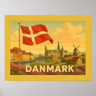 Danmarks slott vindkraftverk poster