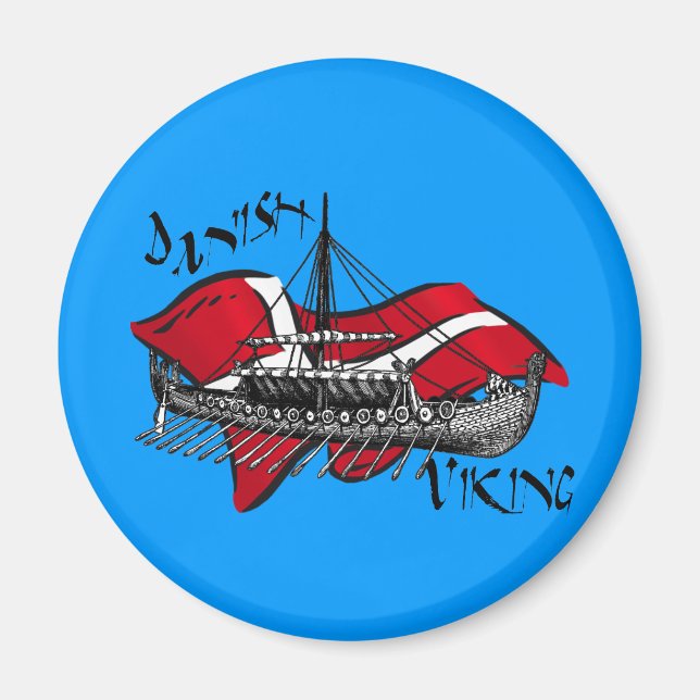 Danmarks Viking Frakt-kulturgåvor Magnet (Framsidan)