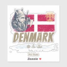 Danmarks vintage flagga viking and frakt souvenir