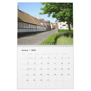 Danmarks Wall Calendar Kalender